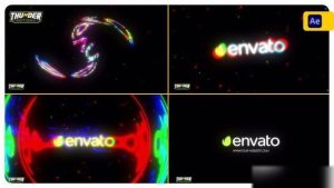 Videohive Modern Glitch Logo 44227255 Logo Stings template preview