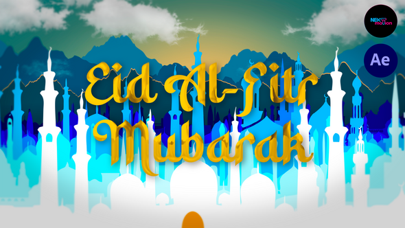 Videohive Eid Al-Fitr Mubarak Ramadan template preview
