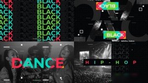 Videohive Colorful Hip-Hop Intro Openers template preview