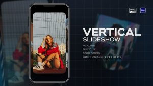Videohive Vertical Slideshow Video Displays template preview