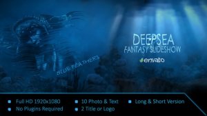 Videohive Deep Sea Fantasy Slideshow Video Displays template preview