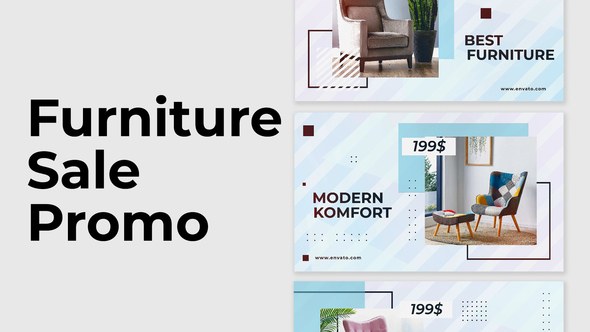 Videohive Furniture Sale Promo Product Promo template preview