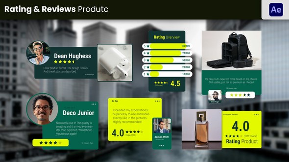 Videohive Rating & Review Product Elements template preview