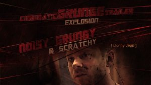 Cinematic Grunge Trailer Video Displays template preview