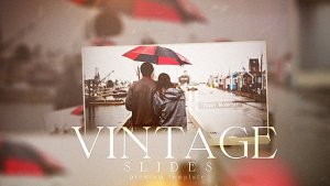 Videohive Vintage Slides Video Displays template preview