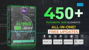 Videohive Ultimate HUD Library Elements template preview