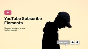 Videohive YouTube Subscribe Elements 42530403 Video Displays template preview
