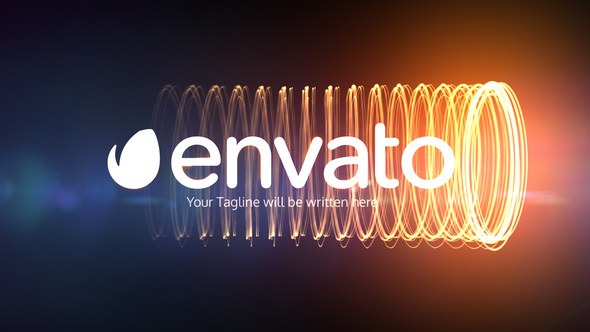Videohive Charging Streaks Logo Openers template preview
