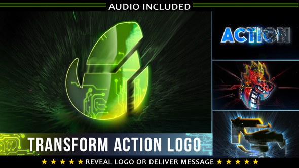 Videohive Transforming Technology Logo Logo Stings template preview