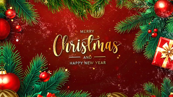 Videohive Magic Christmas Intro Openers template preview