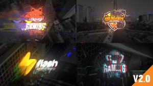 Videohive Glitch Logo Title Titles template preview