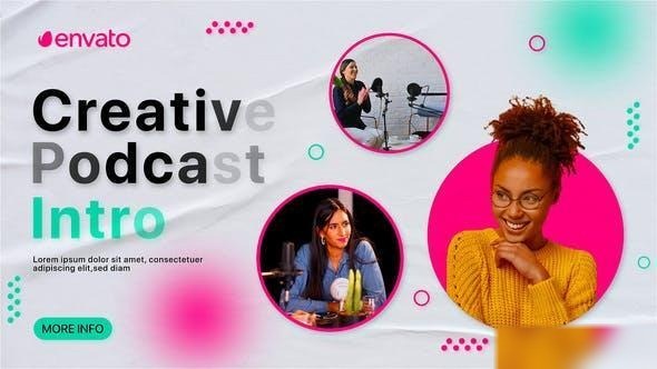 Videohive Youtube Vlog | Podcast Intro 51075188 Openers template preview
