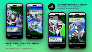 Videohive Lifestyle & Personality Reels & Shorts Pack | Trendy Video Templates 60439033 Product Promo template preview