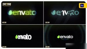 Videohive Digital Wave Logo Reveal Logo Stings template preview