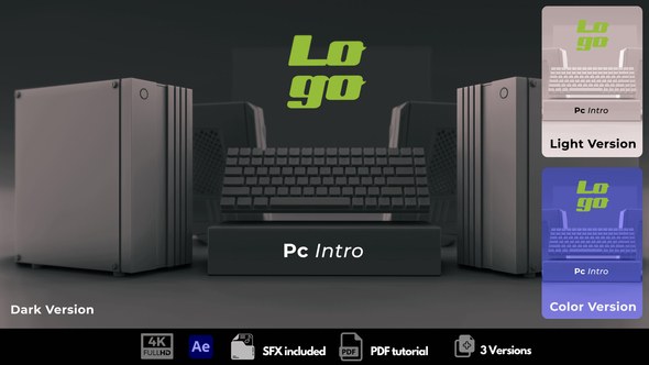 Videohive Pc Intro Logo Stings template preview