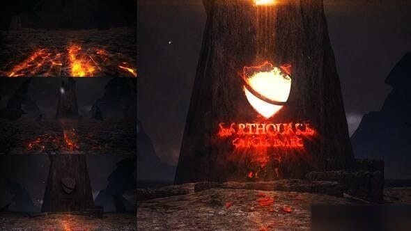 Videohive Earthquake Cracks Intro Openers template preview