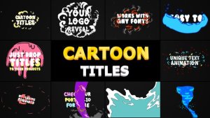 Videohive Cartoon Titles Pack | After Effects Titles template preview