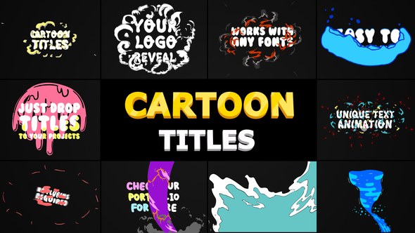Videohive Cartoon Titles Pack | After Effects Titles template preview