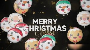 Videohive Golden Christmas Wishes 41982156 Openers template preview