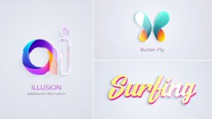Videohive Shiny Logo Reveal Logo Stings template preview