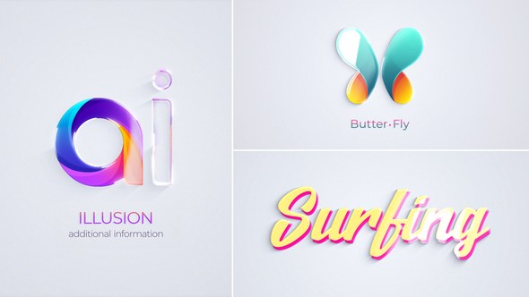 Videohive Shiny Logo Reveal Logo Stings template preview