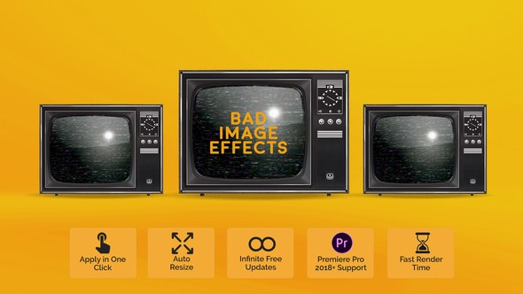 Videohive Bad Image Effects Elements template preview