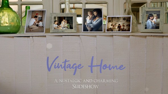 Videohive Vintage Home Slideshow Video Displays template preview