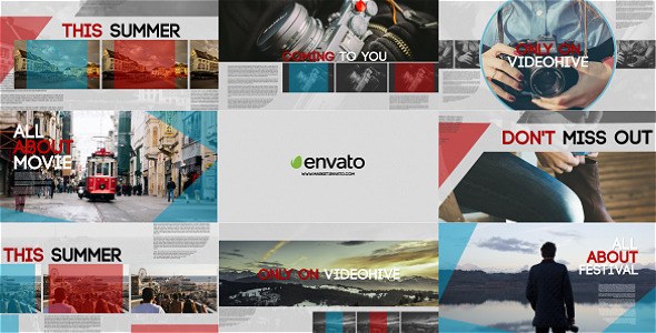 Videohive Extreme Promo Video Displays template preview