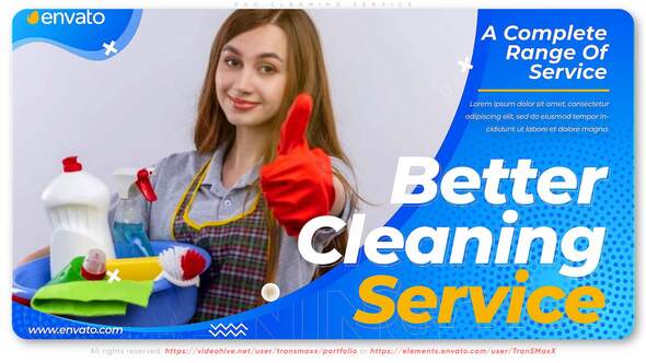 Videohive Cleaning Service Promo 30943857 Product Promo template preview