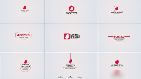 Videohive 10 Clean Logo Opener Pack Openers template preview