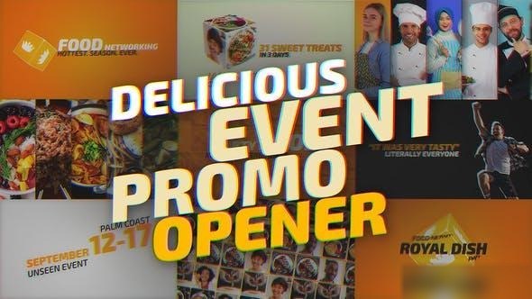 Videohive Delicious Event Promo Openers template preview