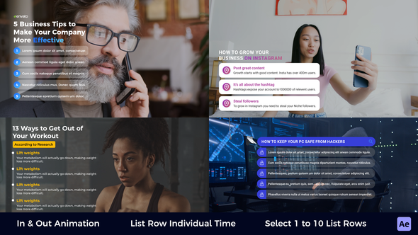 Videohive List Titles 41498235 Titles template preview