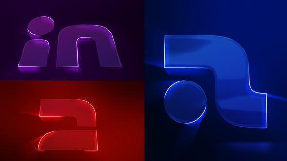 Videohive Logo Reveal Glow Logo Stings template preview