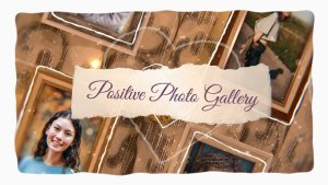 Videohive Positive Photo Gallery Video Displays template preview