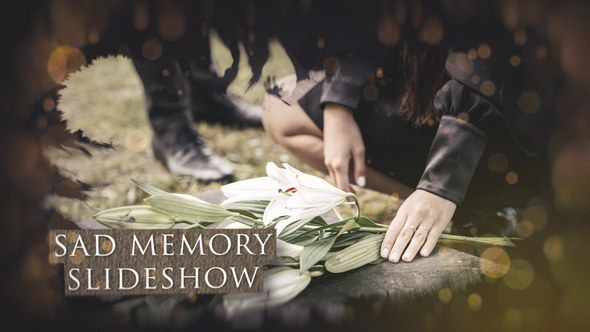 Videohive Sad Memory Slideshow Video Displays template preview