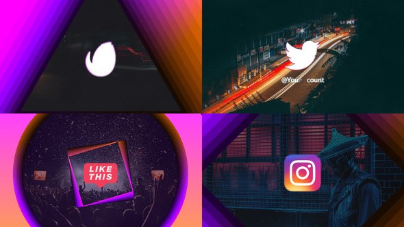 Videohive Cyberpunk Logo || After Effects Logo Stings template preview