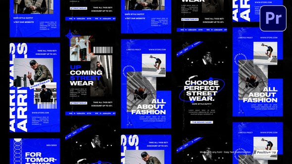 Urban Instagram Stories For Premiere Pro Premiere Pro template preview