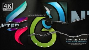 Videohive Torn Logo Reveal Logo Stings template preview