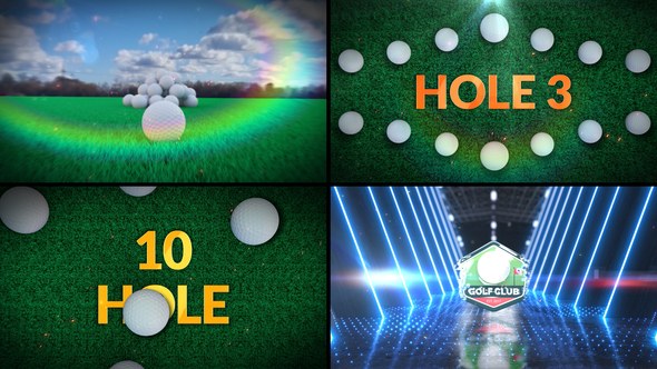 Videohive Golf Bumper 5 (3-Bumpers) Logo Stings template preview