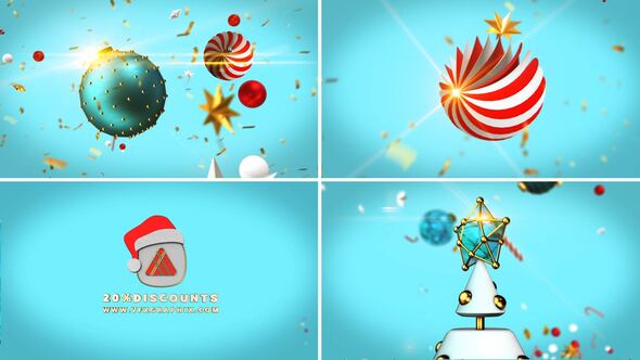 Videohive Christmas Logo 2024 Broadcast-packages template preview