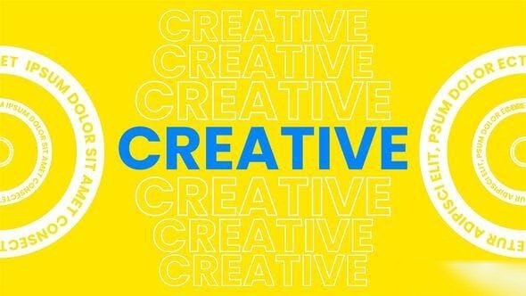 Videohive Upbeat Typo Intro Titles template preview