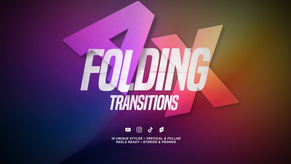 Videohive Folding Various Transitions Broadcast-packages template preview
