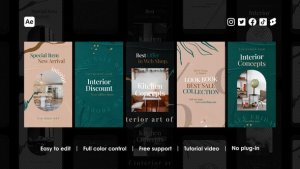 Videohive Luxury Instagram Reels Product Promo template preview