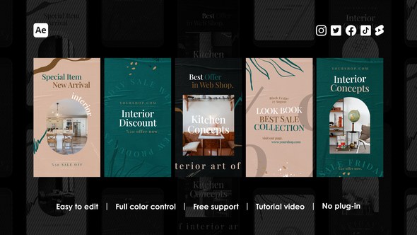 Videohive Luxury Instagram Reels Product Promo template preview