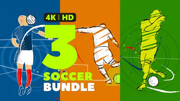 Videohive The Soccer Sport Bundle Openers template preview