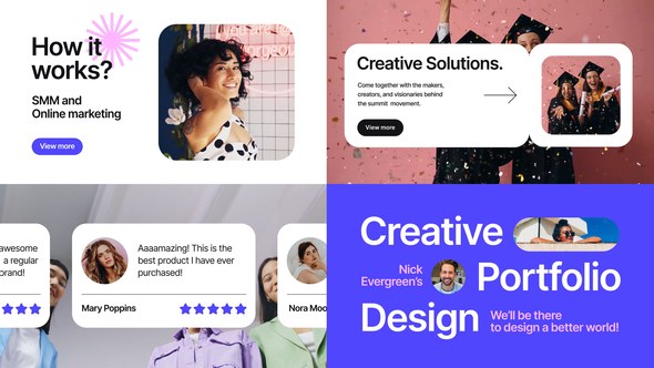 Videohive Flamingo - Typography Scenes Pack Elements template preview