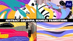 Videohive Abstract Colorful Seamles Transitions for After Effects Elements template preview