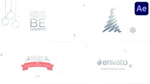 Videohive Merry Christmas Typo | After Effects Titles template preview