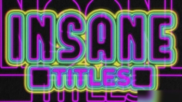 Videohive Insane Title & Logo Openers template preview