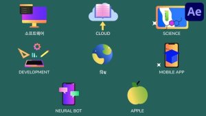 Videohive Online Education Icons And Titles for After Effects Titles template preview
